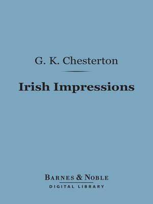 cover image of Irish Impressions (Barnes & Noble Digital Library)